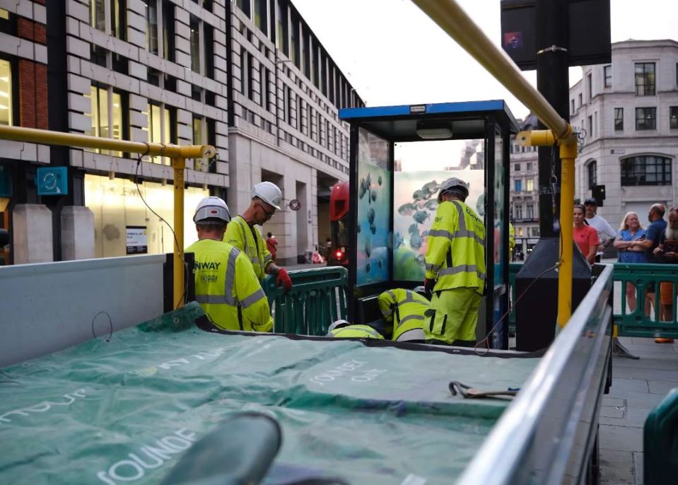 City of London moving the Banksy artwork to Guildhall 