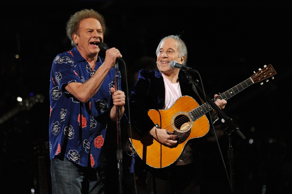 Paul Simon performs live on the pyramid stage during the Glastonbury Festival at Worthy Farm, Pilton on June 26, 2011 (Photo by Ian Gavan/Getty Images)