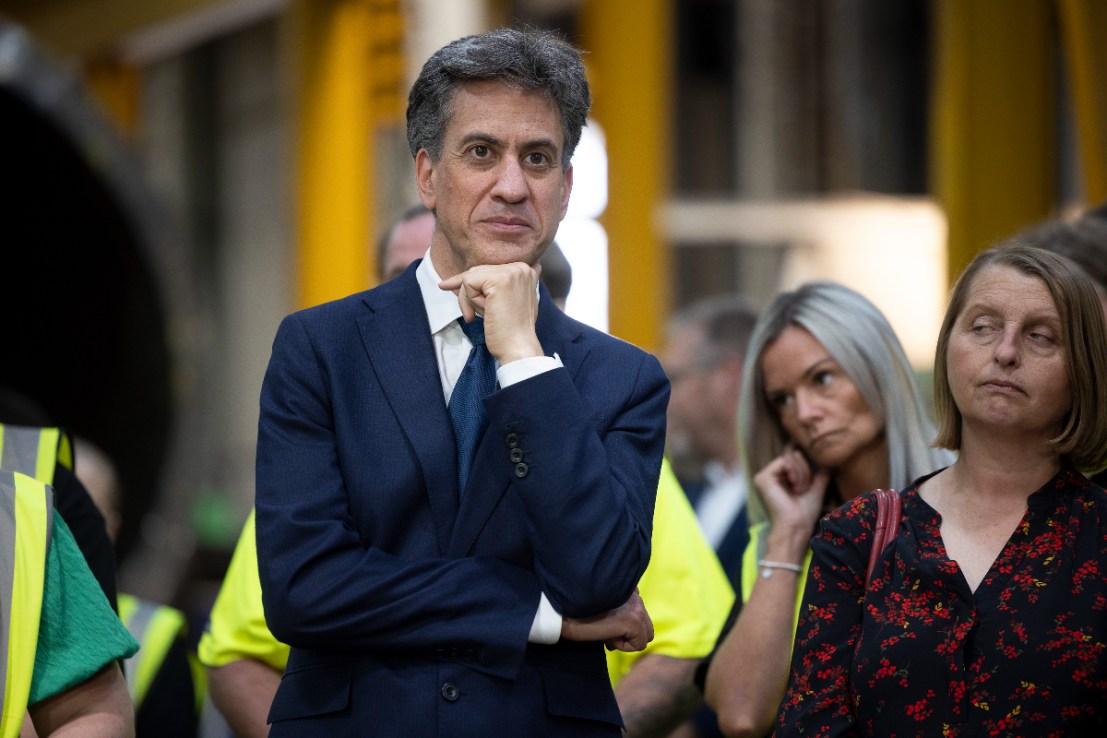 Britain’s transition to renewable energy is the “economic justice, energy security and national security fight of our time”, Ed Miliband has said, as he pledged to “take on the blockers”. Photo: PA