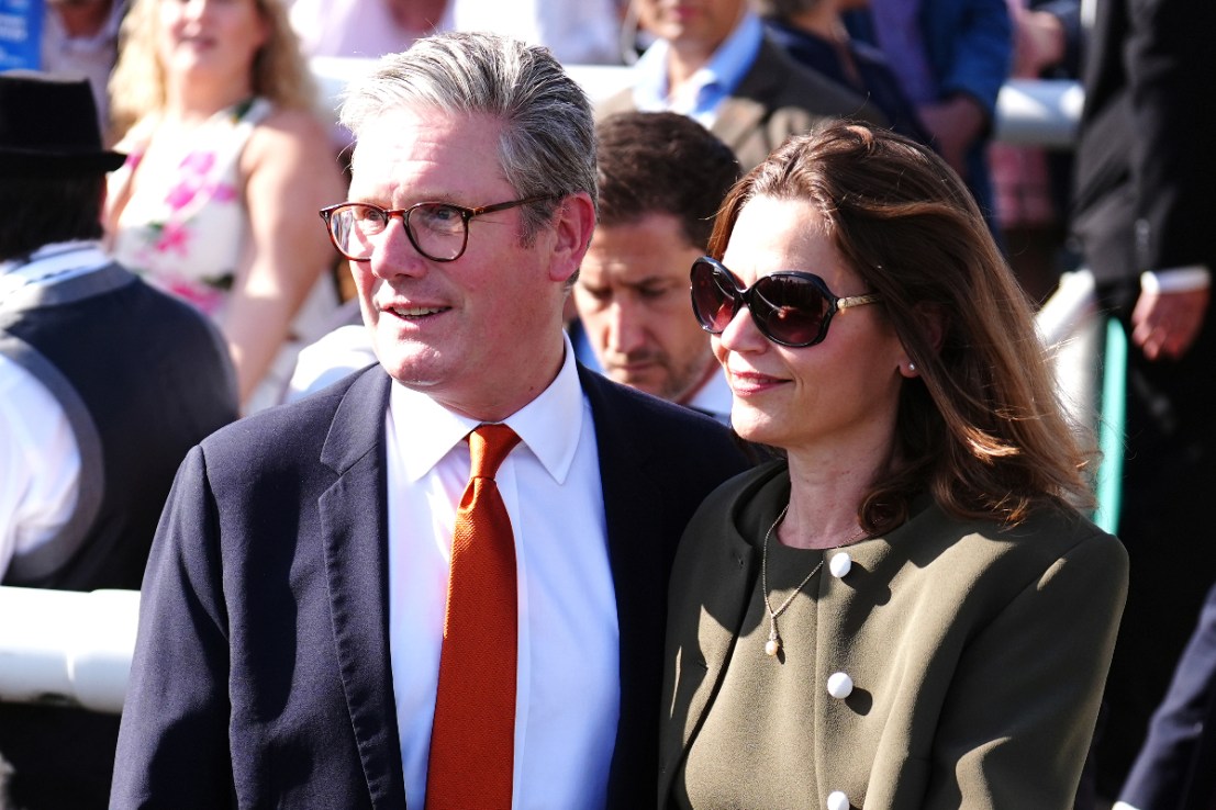 Donated clothes given to Prime Minister Sir Keir Starmer and his wife Victoria were to help them “look their best” to represent the UK, David Lammy has argued. Pictured, Keir and Victoria Starmer. Photo: PA 