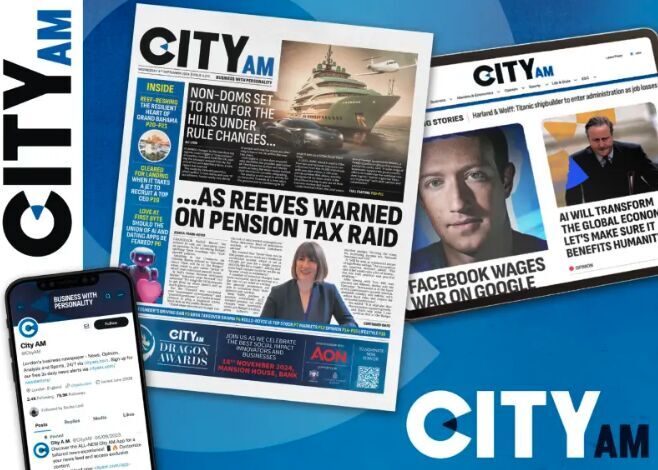 City A.M.'s rebrand will be in print, online, through socials and on the app 