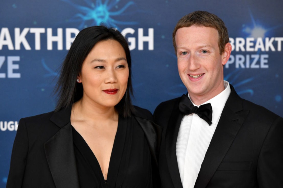 Priscilla Chan and Mark Zuckerberg are investors in Yoto. (Photo by Ian Tuttle/Getty Images for Breakthrough Prize )