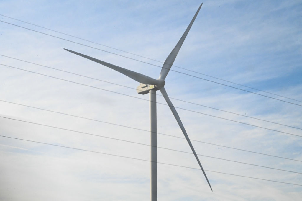 EDF Dorenell Windfarm, a 59 turbine site south of Dufftown which has capacity to power more than 106,000 UK homes, saw its turnover slump in 2023. (Photo by MATTHIEU DELATY/Hans Lucas/AFP via Getty Images)