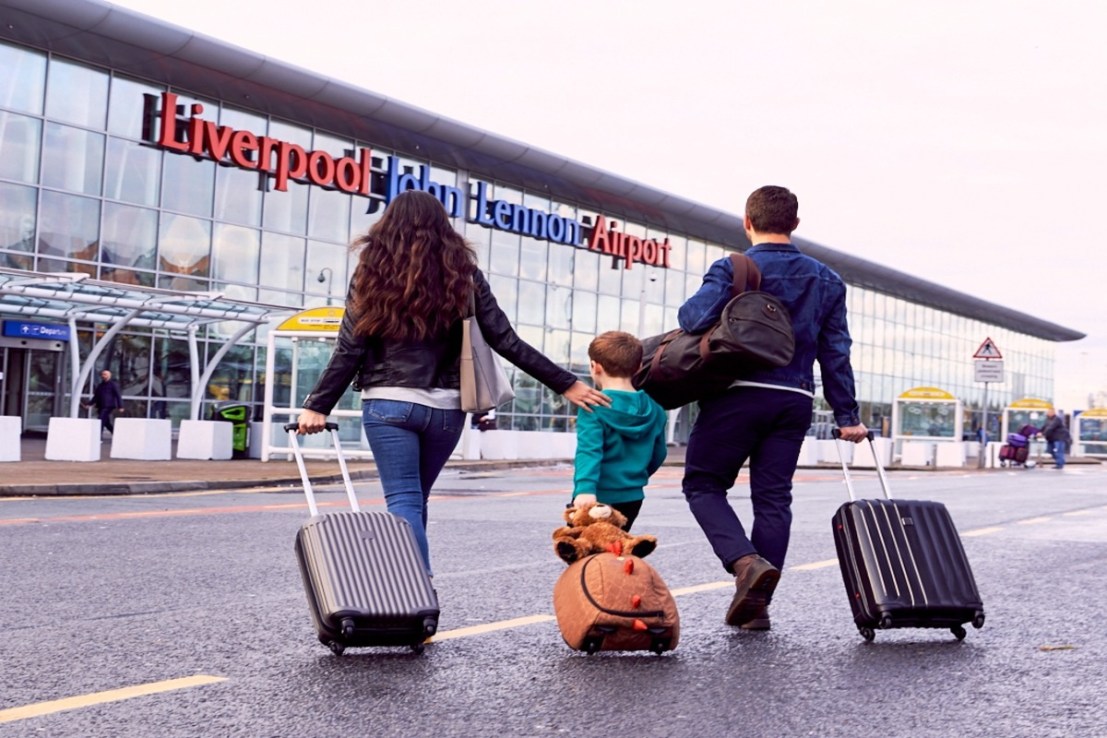 Liverpool John Lennon Airport has seen a rise in passenger numbers.