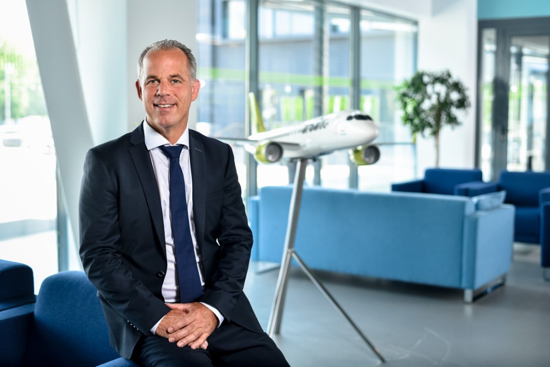 Martin Grauss, the chief executive of Latvia's state-owned airline, AirBaltic.