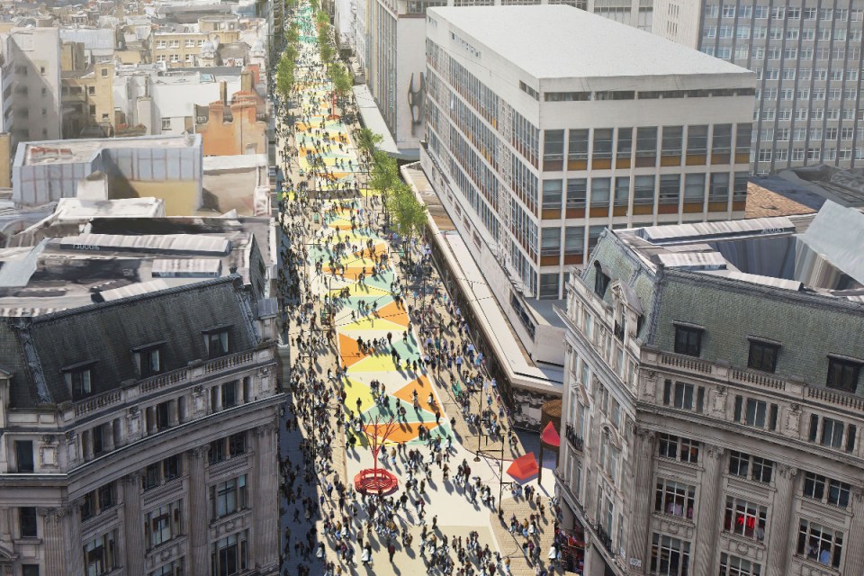 Sadiq Khan has announced plans to pedestrianise Oxford Street in a bid to reinvigorate the nation’s “most famous high street” and attract more shoppers. Photo: Transport for London (TfL)