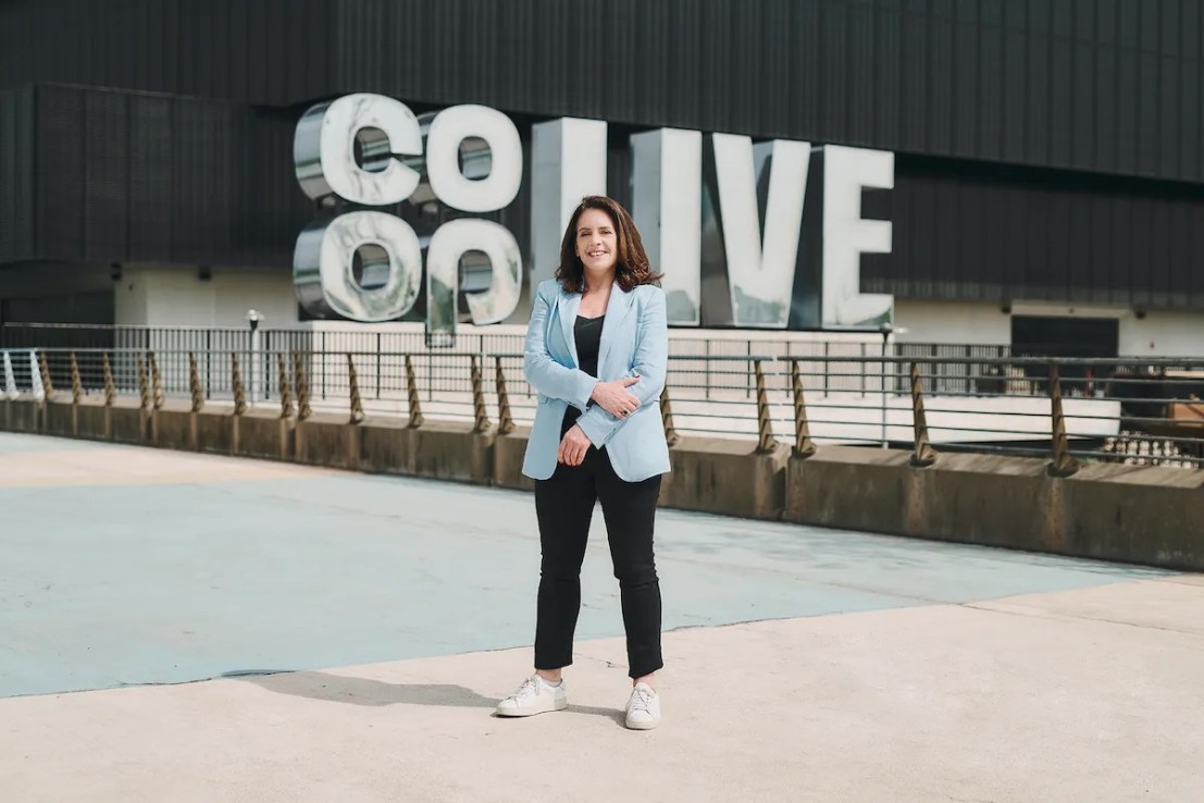 The interim boss of Co-op Live, Rebecca Kane Burton, has been promoted.