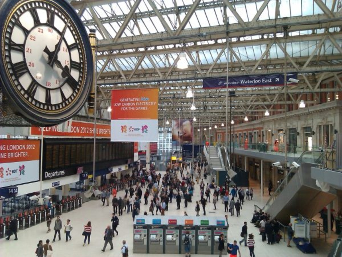 Clapham Junction and London Waterloo drive sales at UK train station shops