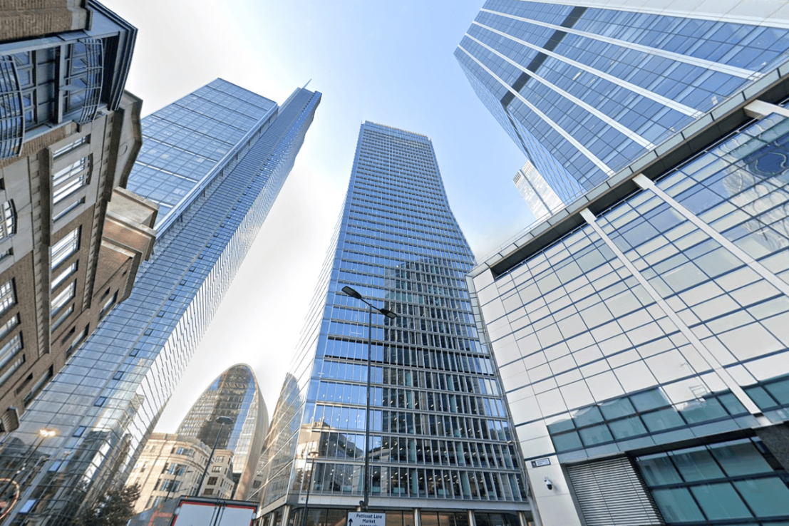 100 Bishopsgate in London is The Bank of London’s registered address. Photo: Google Maps.