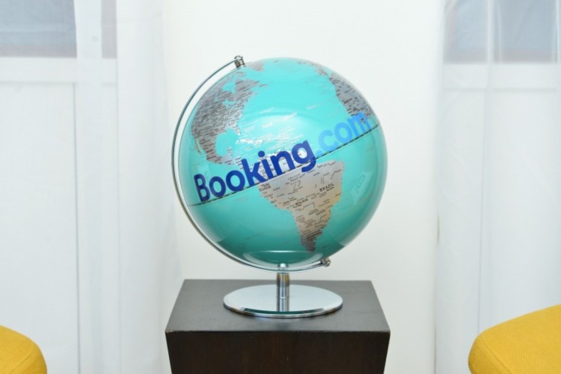 Booking.com is headquartered in Amsterdam. (Photo by Noam Galai/Getty Images for Booking.com)