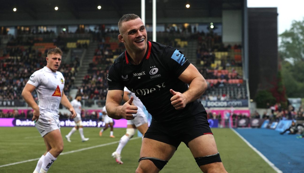 Earl at the double as perfect Saracens go top of the Premiership