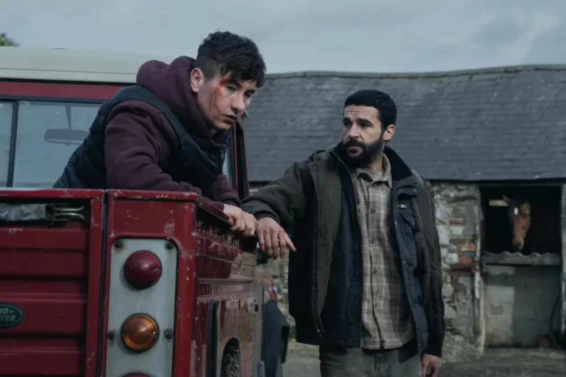 Darker than Saltburn: Barry Keoghan and Christopher Abbott in Bring Them Down (Photo: Patrick Redmond)