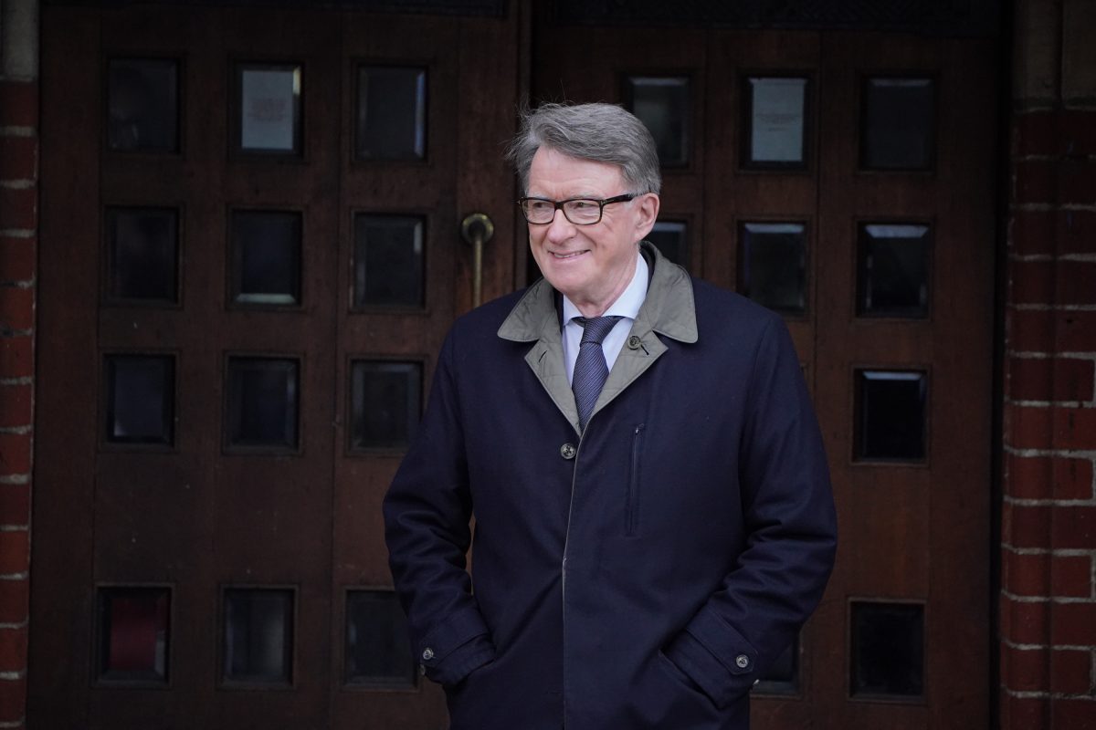 Lord Peter Mandelson expected to be named next ambassador to US