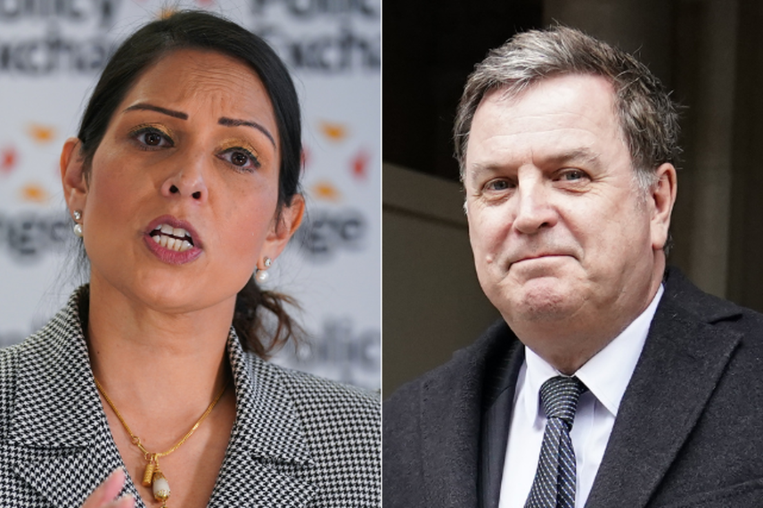 Mel Stride and Dame Priti Patel have been appointed as shadow Chancellor and shadow foreign secretary. Photos: PA