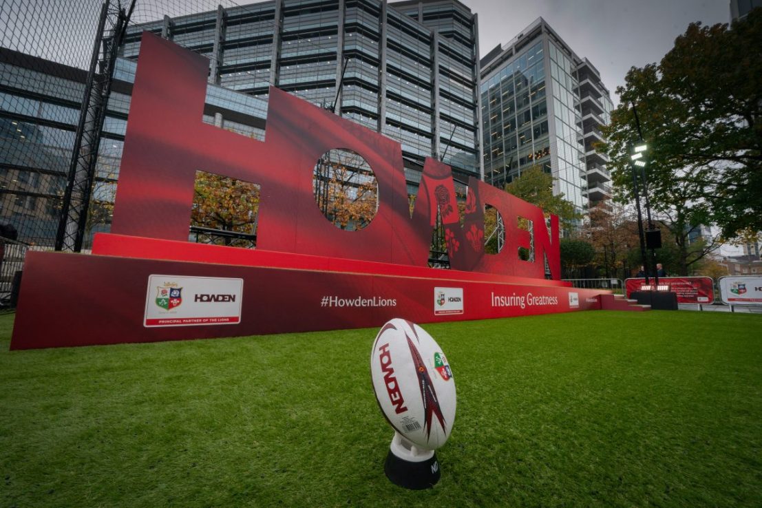 Howden Group CEO David Howden has insisted he will live and breathe the British and Irish Lions next year in what will be the insurance group’s first tour as front-of-shirt partner.
Howden and British & Irish Lions, Kick for Greatness