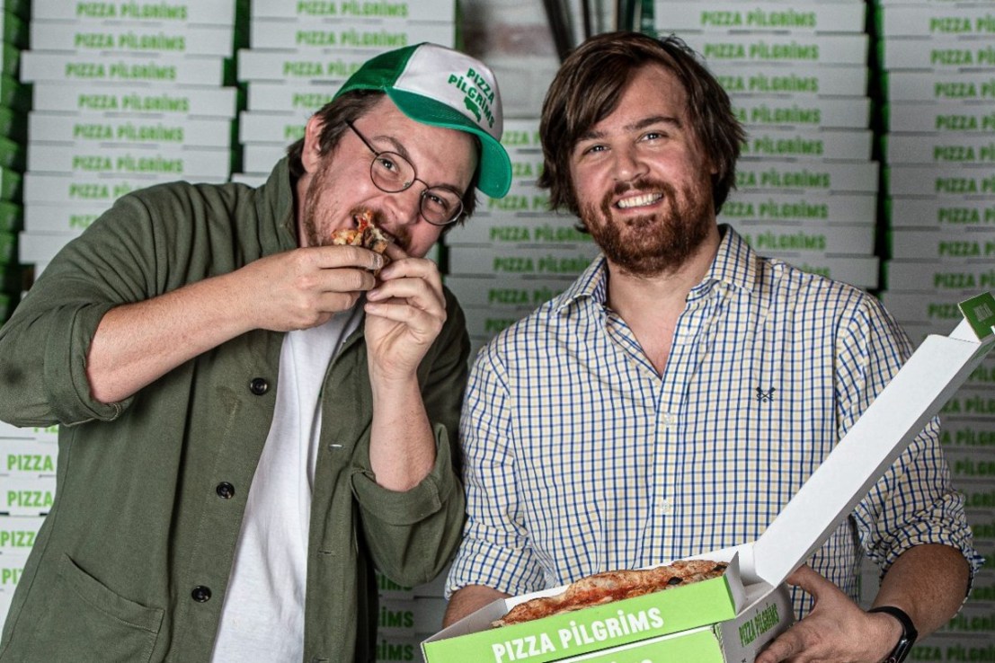 Thom and James, co-founders of Pizza Pilgrims