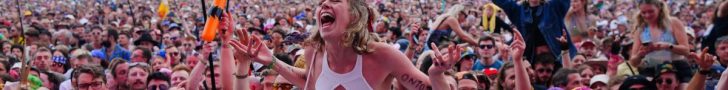 Crowds watch Avril Lavigne performing on The Other Stage, at the Glastonbury Festival 2024. Photo credit: Ben Birchall/PA Wire