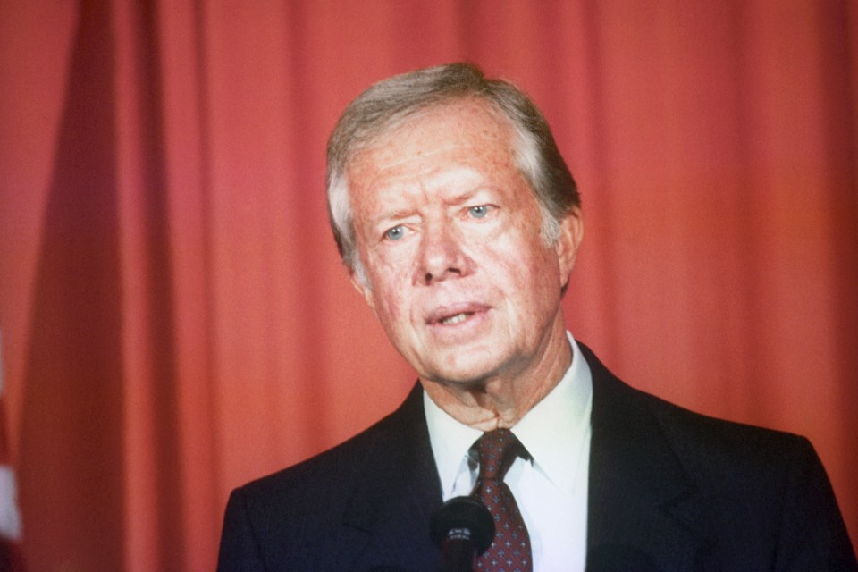 Former US president Jimmy Carter. Photo credit should read: PA Wire