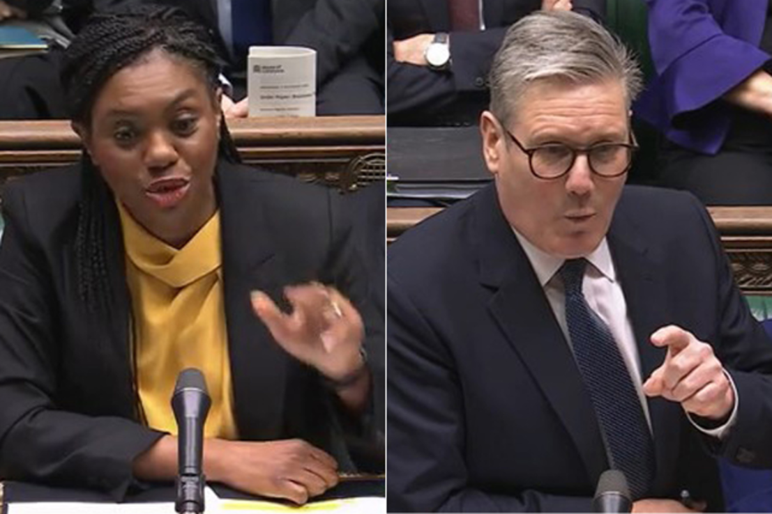 Rachel Reeves will be “coming back for more” borrowing and further tax rises in her next Budget, Kemi Badenoch has lambasted Sir Keir Starmer at PMQs. Photos: PA