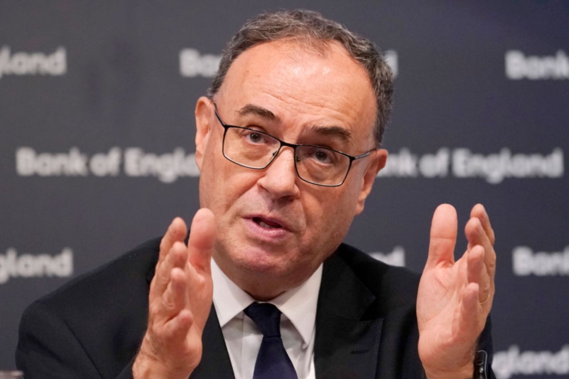 Governor of the Bank of England, Andrew Bailey. (Photo by Alberto Pezzali - WPA Pool/Getty Images)