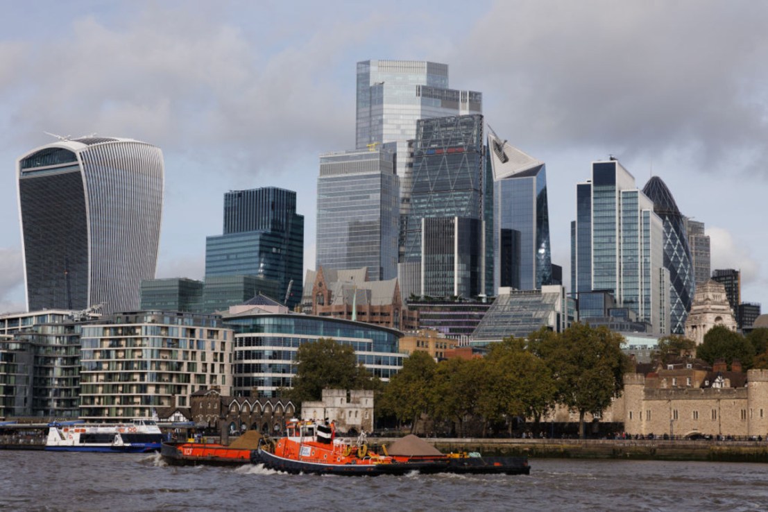 Available office space is near an all-time low in the City of London. (Photo by Dan Kitwood/Getty Images)