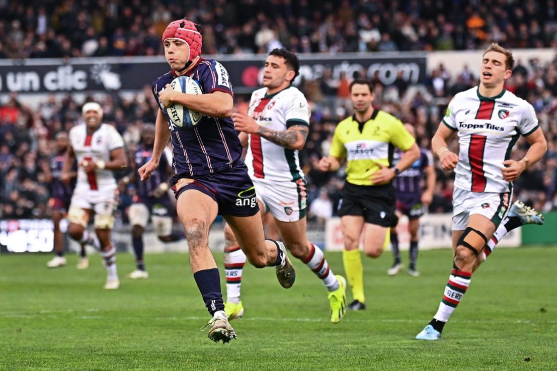 France wing Louis Bielle-Biarrey shone as Bordeaux beat Leicester in the Champions Cup