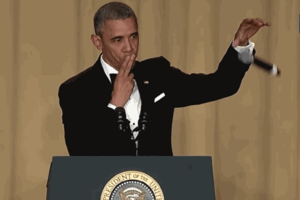 Obama's mic drop continues to see use today