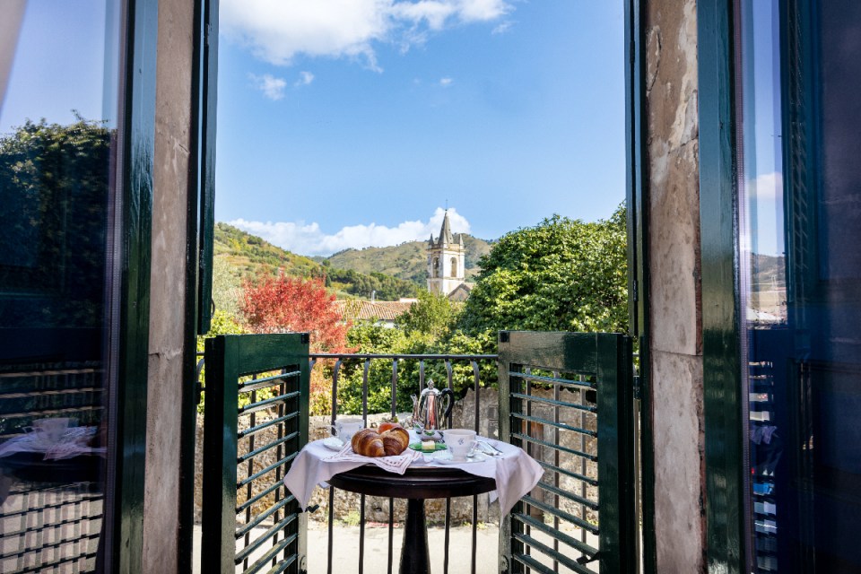 The view from the terrace at one of Palazzo Previtera's villas