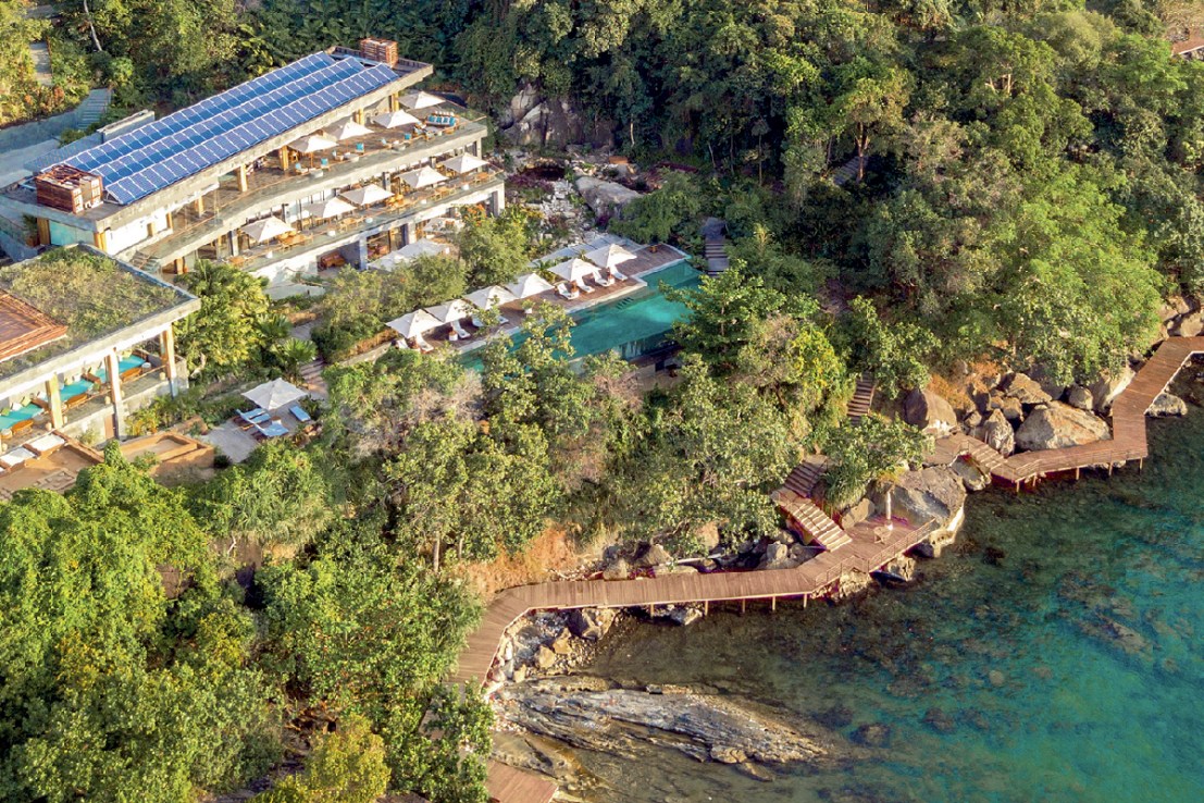 Six Senses eco spa island in Krabey Cambodia: Health-luxe