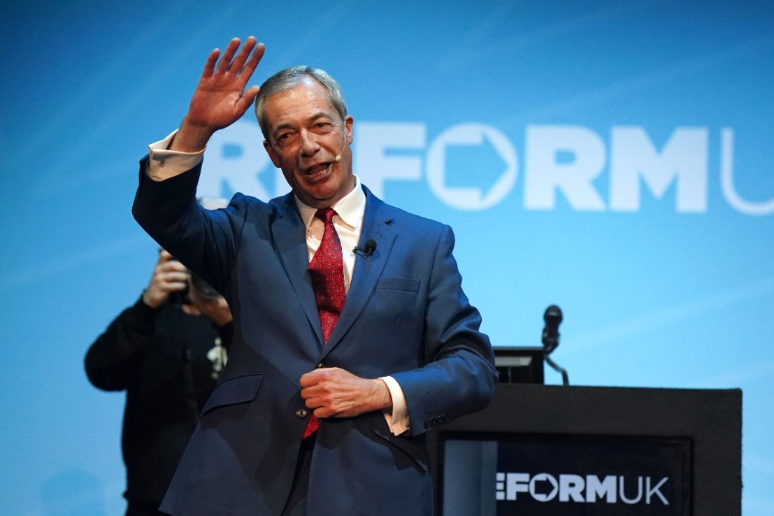 Reform UK leader Nigel Farage. Photo: PA