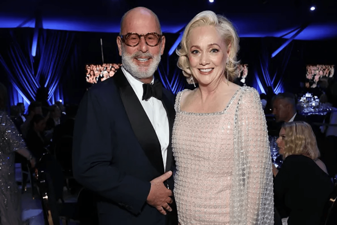 Ian Rosenblatt and Emma Kane at the Elton John AIDS Foundation’s 32nd Annual Academy Awards Viewing Party on March 10, 2024 in West Hollywood, California. (Photo by Monica Schipper/Getty Images for Elton John AIDS Foundation)
