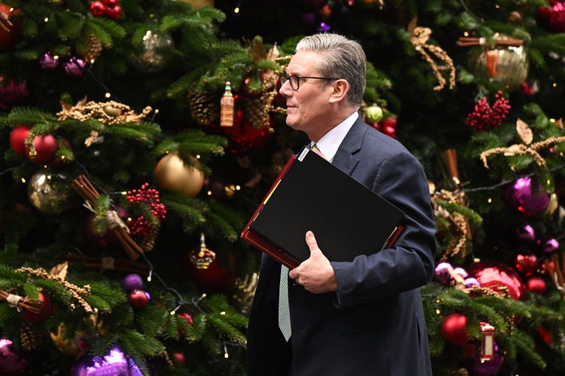 Prime Minister Keir Starmer was lambasted over the Christmas break for skipping a queue for a toboggan ride in Madeira (Photo by Leon Neal/Getty Images)