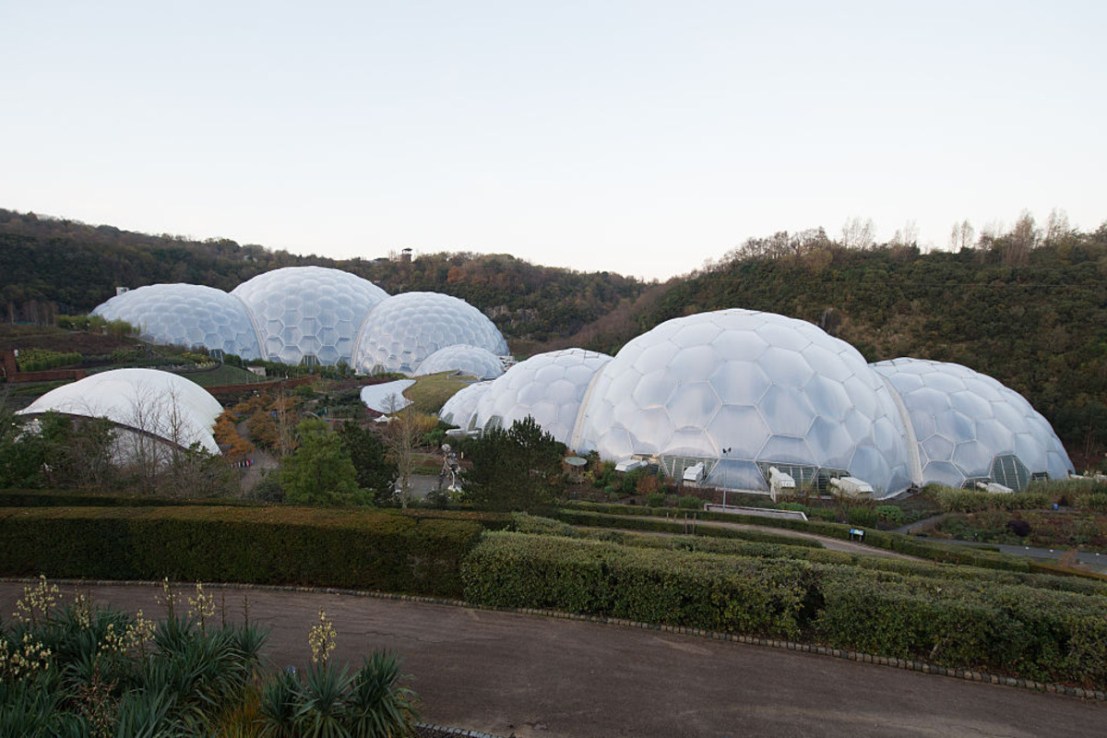 Eden Project is located in Cornwall. (Photo by Matt Cardy/Getty Images)