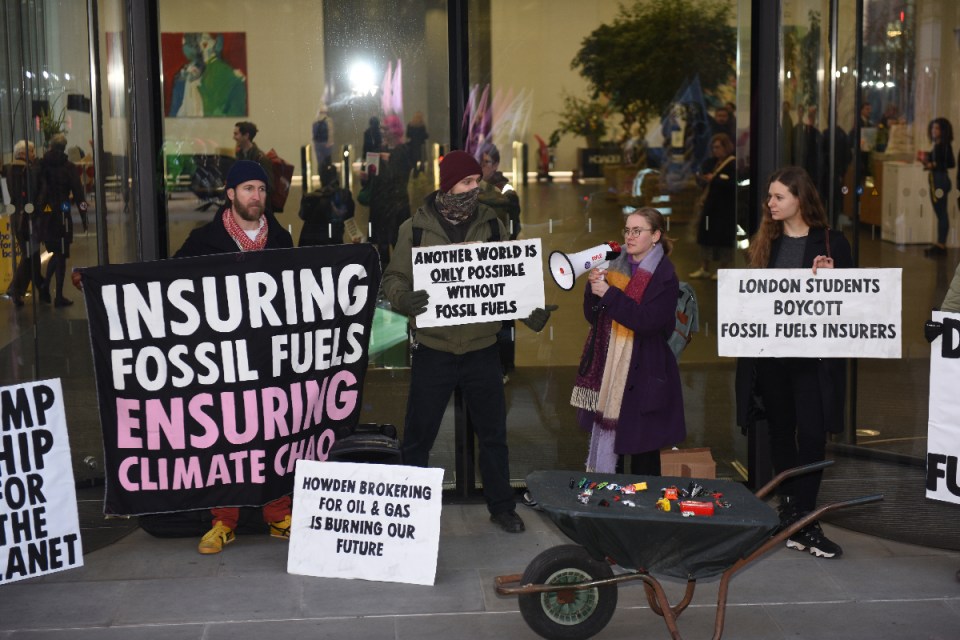 Insure Our Survival activists protest