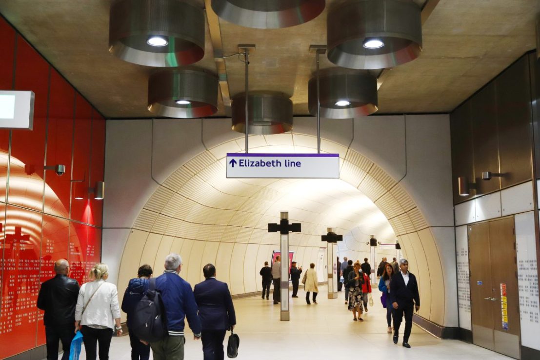 TfL Image - Elizabeth line passengers