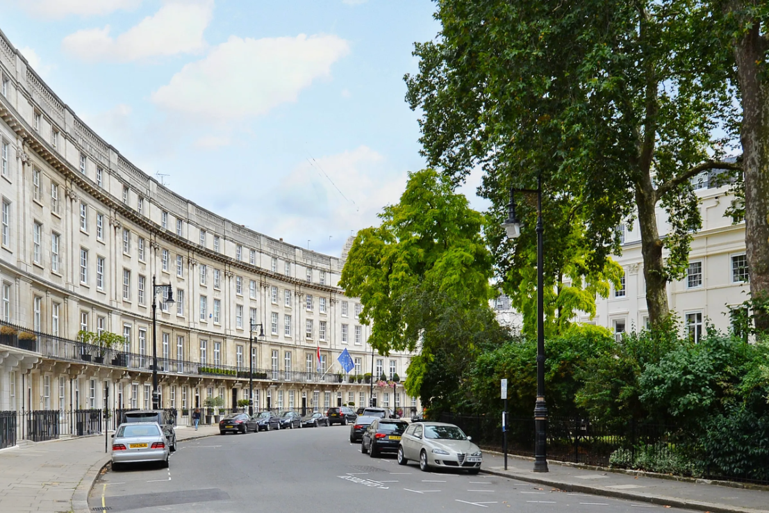 Wilton Crescent, Belgravia. Photo Credit: Alex Winship & Fairway Capital