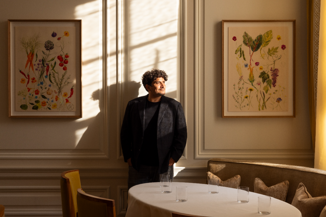 Mauro Colagreco runs the flagship restaurant at The OWO London. He shares his food and drink trends for 2025 (Photo: Matteo Carassale)