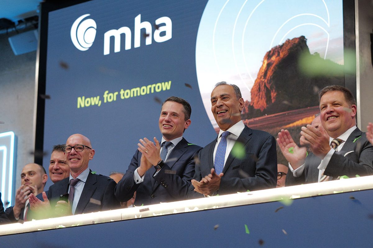MHA Rings London Stock Exchange Bell